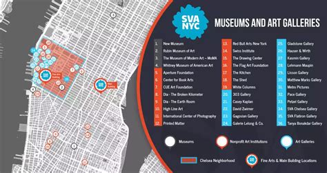 Map-museums-galleries-chelsea-SVA-NYC-BFA-Fine-Arts - BFA Fine Arts