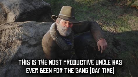 Uncle is the most Productive Lumbago Survivor to ever exist | Rdr2 ...