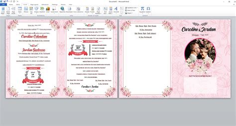 10 Template Undangan Pernikahan Word Gratis - IMAGESEE