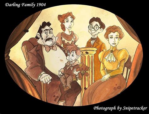 Darling Family Portrait by Snipetracker on DeviantArt | Disney fan art, Family portraits, Disney ...