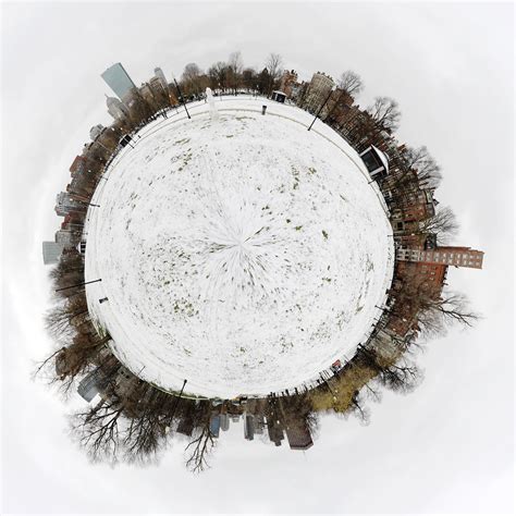 Boston (Snow)Globe Mark II | 360-degree panorama in polar pr… | Flickr