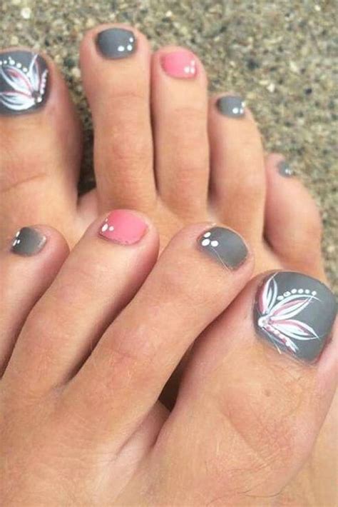 Natural Toe Nail Designs For Summer 2019 03 | Pedicure designs toenails ...