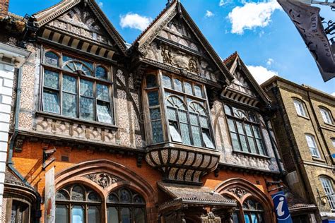 Canterbury Public Library in High Street, Canterbury, Kent, England, UK ...