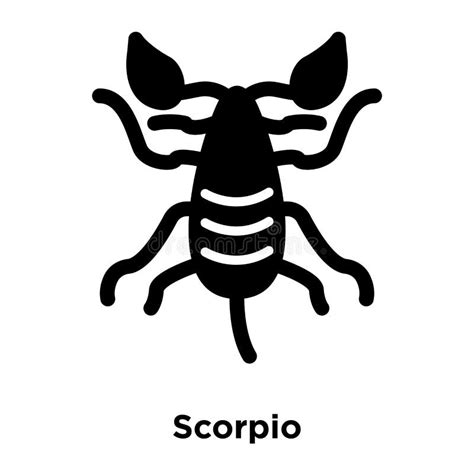 Scorpio Icon Vector Isolated On White Background, Logo Concept O Stock ...