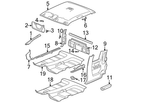 GMC Sierra 2500 HD Headliner - 15909546 | GM Parts Depot, Ottawa Ontario