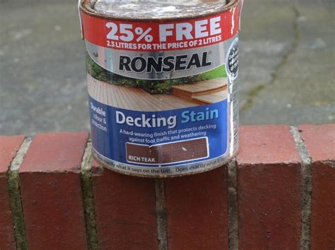 RONSEAL DECKING STAIN RICH TEAK | in Crossgates, West Yorkshire | Gumtree