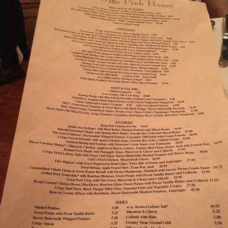 Olde Pink House Restaurant, Savannah - Downtown - Menu, Prices & Restaurant Reviews - TripAdvisor