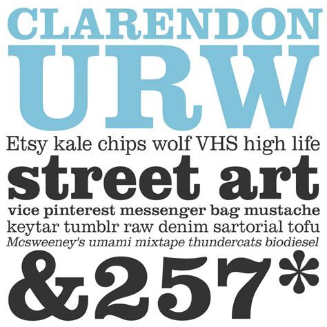 Clarendon typeface from URW #fonts #typography | Typography, Clarendon font, Typography poster