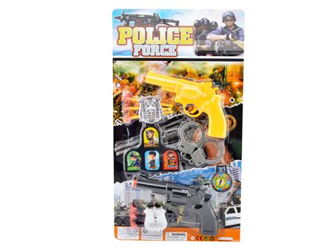 Police set toy soft bullet gun pretend toy