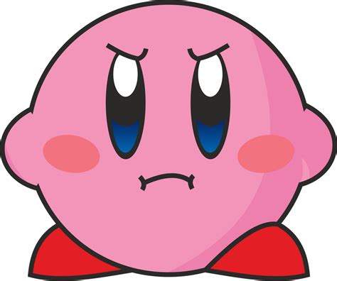 Kirby Angry by LisuPlayGames on DeviantArt