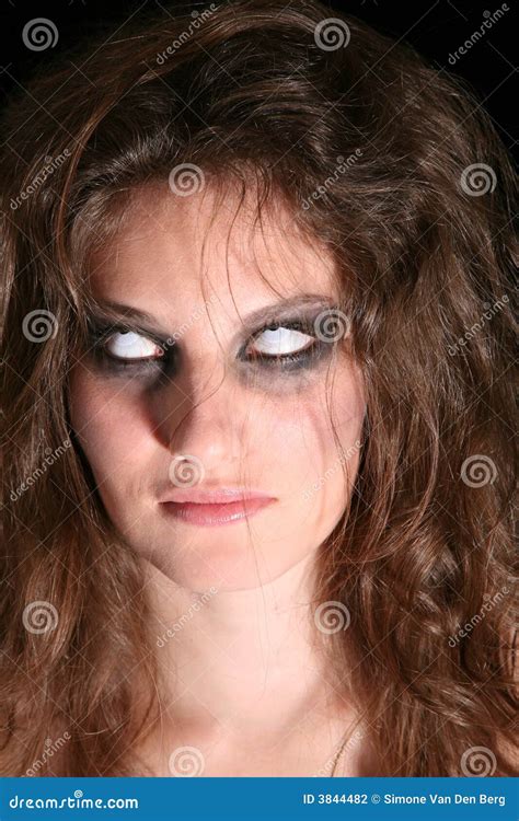 Scary eyes stock photo. Image of possesion, scary, person - 3844482