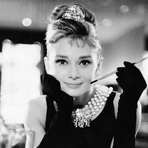 Audrey Hepburn (Breakfast at Tiffany's B&W) Canvas Print | The Art Group