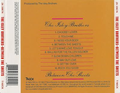 PHILFUNK: The Isley Brothers - Between The Sheets 1983 CD