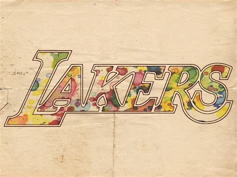 Los Angeles Lakers Logo Art Painting by Florian Rodarte