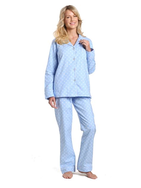 Womens 100% Cotton Flannel Pajama Sleepwear Set – Noble Mount