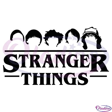 Stranger Things Characters Head SVG, Strange Things Lovers SVG