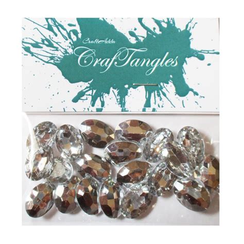 Shiny Stones - Oval (Pack of 20 stones) - CASS-02 | HNDMD