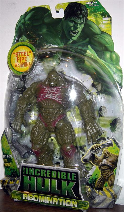 Abomination Figure 2008 Hulk Movie Steel Pipe Weapon