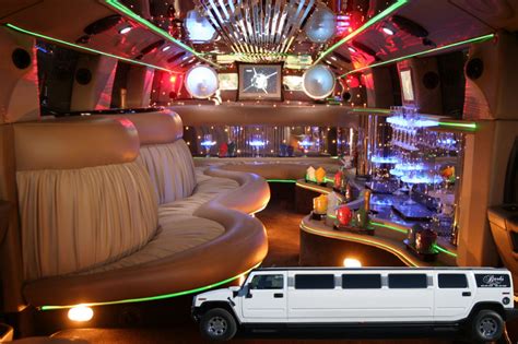 Cars and only Cars: Hummer limousine interior