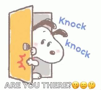 Snooy Knock Knock GIF - Snooy KnockKnock AreYouThere - Discover & Share ...