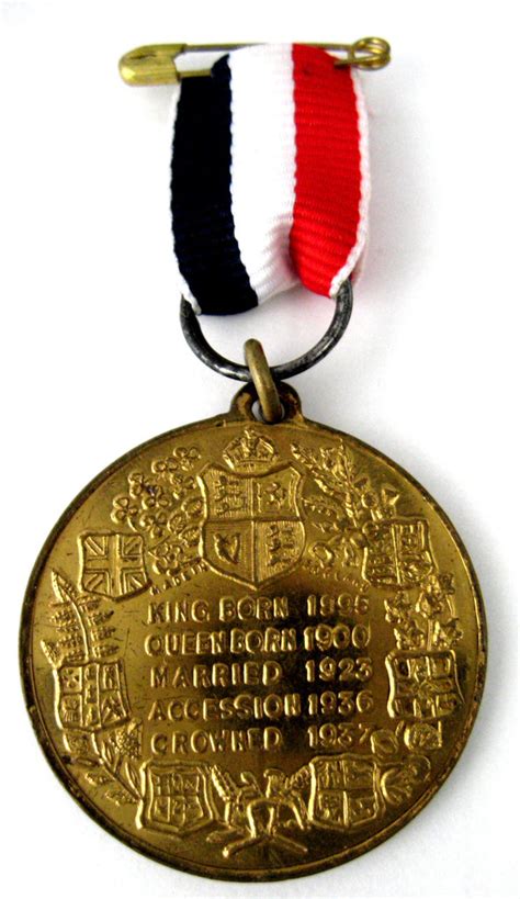 Medal King George VI And Queen Elizabeth Coronation 1937 Coronation So ...