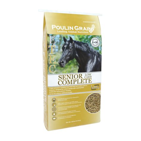 E-TEC Senior Low Carb Complete (Poulin Grain) - Equine Nutrition ...