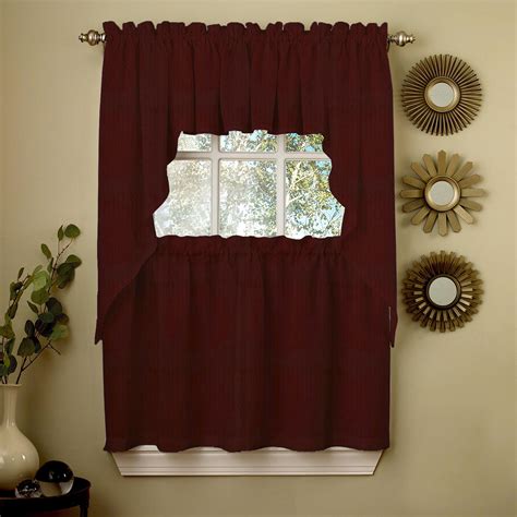 Swag Valance Kitchen Curtains | Window Treatments Design Ideas