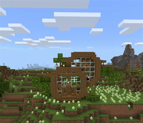 House in a flower field : r/Minecraftbuilds