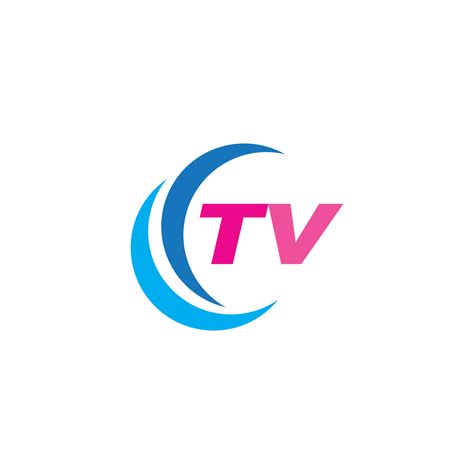 TV logo design 13114661 Vector Art at Vecteezy