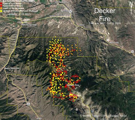 Evacuations ordered at the Decker Fire south of Salida, Colorado ...