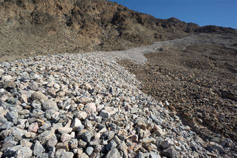 Debris flow on fan, Death Valley, CA – Geology Pics