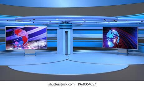 News Studio Backdrop Tv Shows On Stock Illustration 1968064057 | Shutterstock