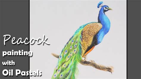 How to Paint A Peacock with Oil Pastels | step by step - YouTube | Oil pastel, Oil pastel ...