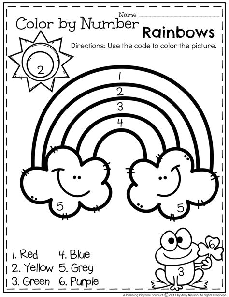 March Preschool Worksheets - Planning Playtime