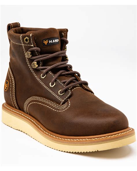 Hawx Men's 6" Lacer Work Boots - Soft Toe | Sheplers