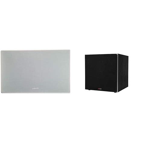 Buy Polk Audio 255c-RT in-Wall Center Channel Speaker (2) 5.25" Drivers PSW10 10" Powered ...