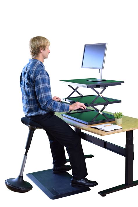 Stand Up Desk Stool Stool Stand Desk Standing Chair Stools Ofm Vivo 2800 Sit Adjustable Perch ...