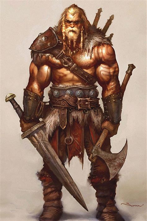 Pin by wasykegeorge on AMOURY | Barbarian, Fantasy character design, Fantasy warrior