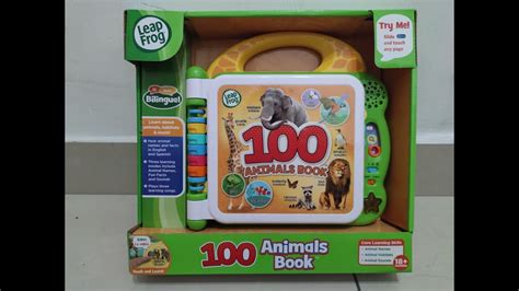 Leapfrog 100 Animal's Book - Touch and Learn - YouTube