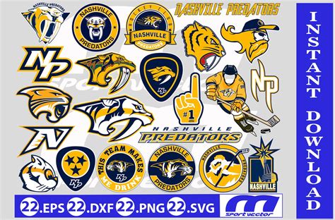 Nashville Predators Logo SVG - Gravectory