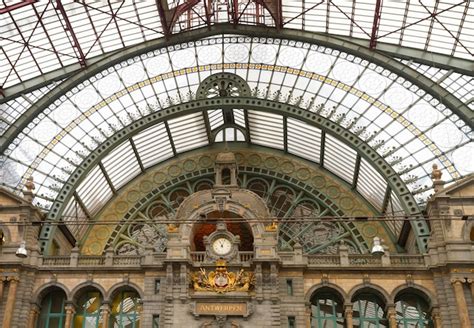 Premium Photo | Interior of antwerp central railway station