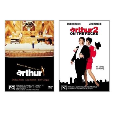 Arthur + Arthur 2 On The Rocks (DVD, Region 4) Liza Minnelli, Dudley ...