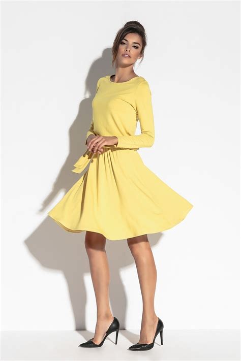 Yellow Flare Dare Dress