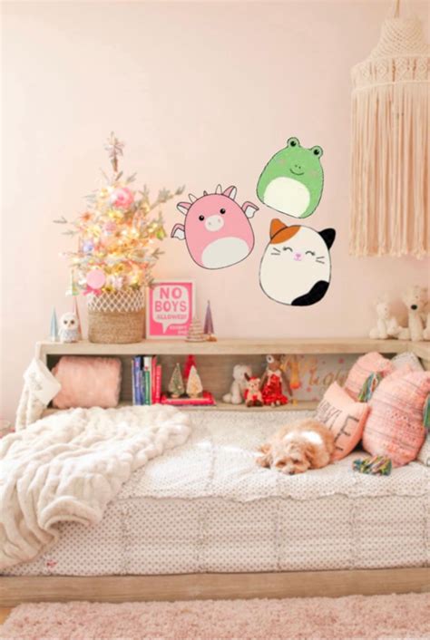 Squishmallows fan art wall decals/ squishmallow room | Etsy