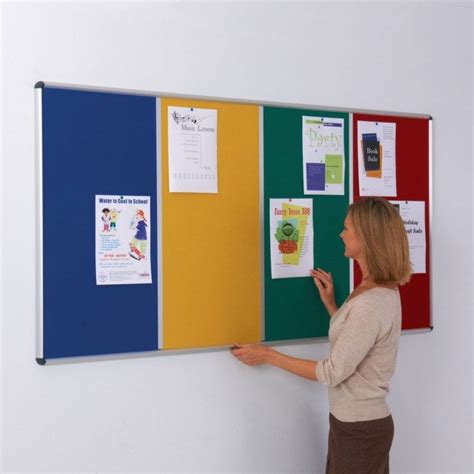 Shield Multi-banked noticeboards - Signs2Schools