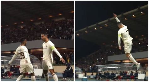 Watch: Stadium erupts with siuuuu chant as Cristiano Ronaldo celebrates ...