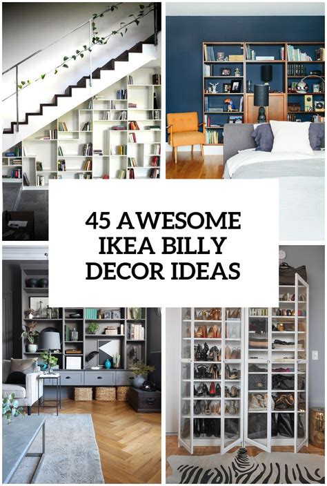 45 Awesome IKEA Billy Bookcases Ideas For Your Home - DigsDigs