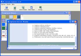 PC Screen Capture, free screen capture software for windows