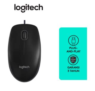 Review Wired Mouse Logitch B100 - dhex