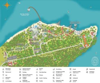 Resort Map | Club Med Les Boucaniers /Buccaneer's Creek | Martinique